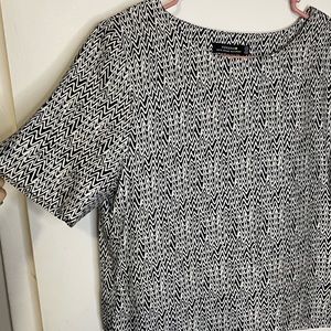 Kate Spade Saturday Black And White Blouse